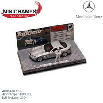 Modelauto 1:43 | Minichamps 519433300 |  SLR McLaren 2004