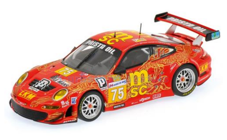Modelauto 1:43 | Minichamps 400096975 | Porsche 911 GT3 RSR | Endurance Asia Racing 2009 #75 - P.Kralev - F.Hesnault - D.O&#039;