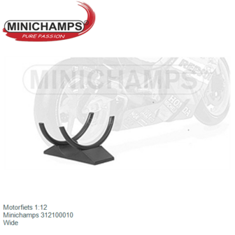 Motorfiets 1:12 | Minichamps 312100010 |  Wide