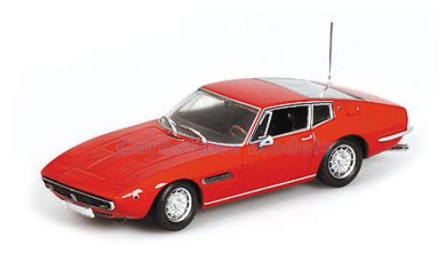 Modelauto 1:87 | Minichamps 870123020 | Maserati Ghibli Coupe Rood 1969