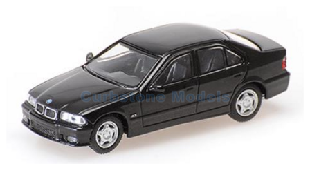 Modelauto 1:87 | Minichamps 870020300 | BMW M3 E36 Zwart 1994
