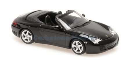 Modelauto 1:43 | Minichamps 940062830 | Porsche 911 Carrera 4S Cabriolet Black 2003