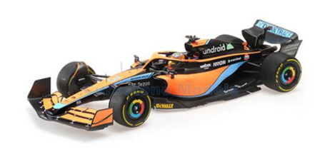 Modelauto 1:18 | Minichamps 537221803 | McLaren F1 MCL36 2022 #3 - D.Ricciardo