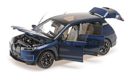 Modelauto 1:18 | Minichamps 110023100 | BMW iX Blue Metallic 2022