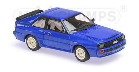 Modelauto 1:87 | Minichamps 870014124 | Audi Quatto Sport Blauw 1984