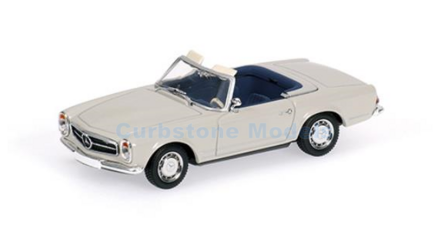 Modelauto 1:87 | Minichamps 870034030 | Mercedes Benz 280 sl white 1968