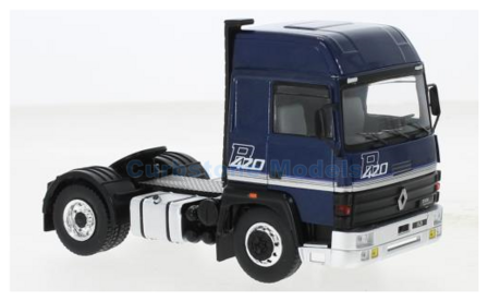 Vrachtwagen 1:43 | IXO-Models TR135.22 | Renault R420 Metallic Dark Blue 1986