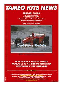 Bouwpakket 1:43 | Tameo TMK430 | Scuderia Ferrari F310B 1997 #5 - M.Schumacher - E.Irvine