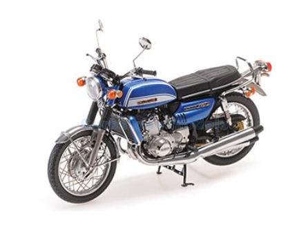 Motorfiets 1:12 | Minichamps 122162102 | Suzuki GT 750 J Blue Metallic 1973