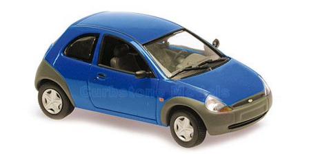 Modelauto 1:43 | Minichamps 940086401 | Ford KA Dark Blue 1997
