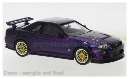1:43 | IXO-Models CLC526 | Nissan Skyline GT-R R24 Midnight Purple Metallic 2002