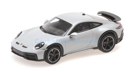 Modelauto 1:43 | Minichamps 410062074 | Porsche 911 DAKAR Grey Metallic 2022