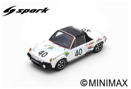 Modelauto 1:18 | Spark 18S854 | Porsche 914/6 1970 #40 - G.Chasseuil - C.Ballot L&eacute;na