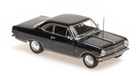 Modelauto 1:43 | Minichamps 940041021 | Opel Rekord A Coupe Zwart 1962