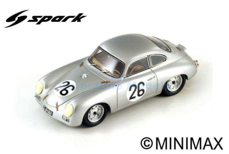 Modelauto 1:18 | Spark 18S676 | Porsche KG 356 1956 #26 - M.Nathan - H.Gl&ouml;ckler