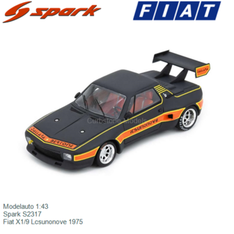 Modelauto 1:43 | Spark S2317 | Fiat X1/9 Lcsunonove 1975