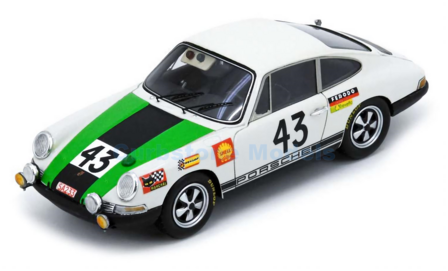 Modelauto 1:43 | Spark S9738 | Porsche 911 T | Gaban 1968 #43 - J.Gaban - R.Vanderschrick