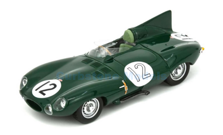 Modelauto 1:43 | Spark S2927 | Jaguar Cars Ltd. D 1954 #12 - S.Moss - P.Walker