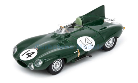 Modelauto 1:43 | Spark S2925 | Jaguar D 1954 #14 - T.Rolt - D.Hamilton
