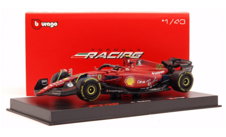 Modelauto 1:43 | Bburago 18-36831S | Scuderia Ferrari F1-75 2022 #55 - C.Sainz