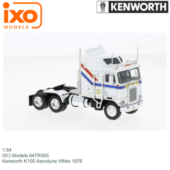 1:64 | IXO-Models 64TR005 | Kenworth K100 Aerodyne White 1976