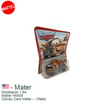 Modelauto 1:64 | Mattel H6408 | Disney Cars Mater - -.Mater
