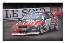 Modelauto 1:43 | Spark 43SPA1997 | BMW Fina Bastos Team 320i 1997 #1 - D.de Radigues - M.Duez - &Eacute;.H&eacute;lary
