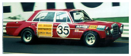 Modelauto 1:43 | Spark 100SPA08 | Mercedes AMG 300 SEL 1971 #35 - H.Heyer - C.Schickentanz