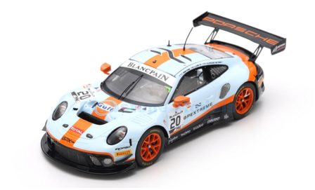 Modelauto 1:43 | Spark 43SPA2019 | Porsche 911 GT3 R | GPX Racing 2019 #20 - R.Lietz - M.Christensen - K.Estre