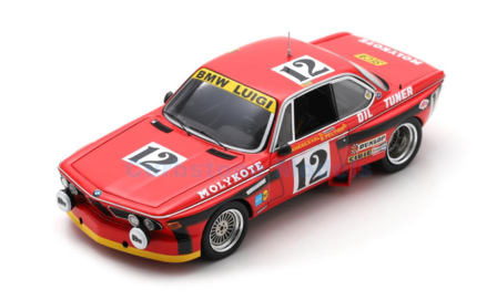 Modelauto 1:43 | Spark 43SPA1974 | BMW 3.0 Csi 1974 #12 - J.Xhenceval - A.Peltier - P.Dieudonn&eacute;