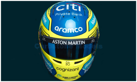 Modelauto 1:5 | Spark 5HF139 | Bell Helmet | Aston Martin Aramco F1 Team 2024 #14 - F.Alonso