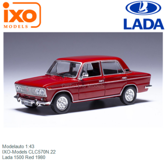 Modelauto 1:43 | IXO-Models CLC570N.22 | Lada 1500 Red 1980