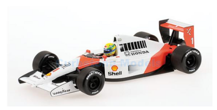 Modelauto 1:43 | Minichamps 540914328 | McLaren F1 MP4/6 1991 #1 - A.Senna - J.Alesi