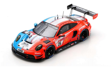 Modelauto 1:43 | Spark SG917 | Porsche 911 GT3 R | Huber Motorsport 2023 #25 - D.Fetzer  - L.Kern - C.Ledogar - R.Dumas