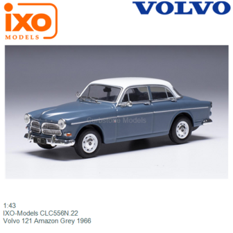1:43 | IXO-Models CLC556N.22 | Volvo 121 Amazon Grey 1966