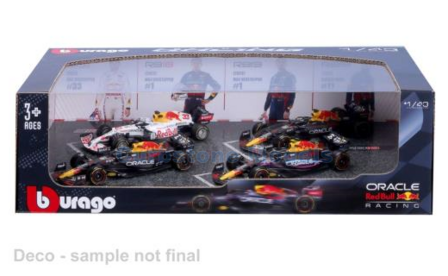 1:43 | Bburago 18-38092 | Red Bull Racing RB19 RBPT #1 #11 - M.Verstappen - S.P&eacute;rez