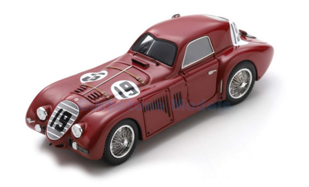 Modelauto 1:43 | Spark S9439 | Alfa Romeo 8c 29000 B 1938 #19 - R.Sommer - C.Biondetti