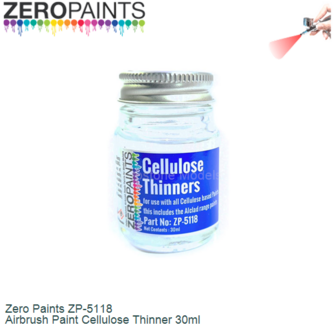  | Zero Paints ZP-5118 | Airbrush Paint Cellulose Thinner 30ml