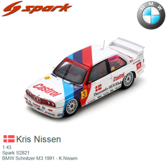 1:43 | Spark S2821 | BMW Schnitzer M3 1991 - K.Nissen