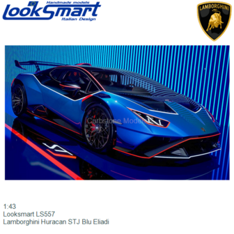 1:43 | Looksmart LS557 | Lamborghini Huracan STJ Blu Eliadi