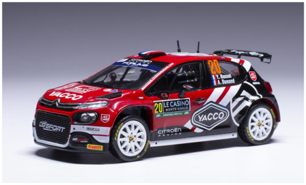 Modelauto 1:43 | IXO-Models RAM916.22 | Citroen C3 Rally2 WRC 2024 #20 - Y.Rossel - A.Dunand 