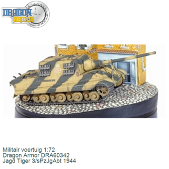 Militair voertuig 1:72 | Dragon Armor DRA60342 | Jagd Tiger 3/sPzJgAbt 1944