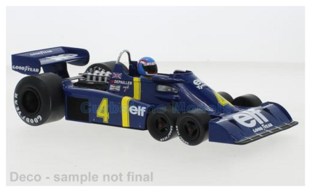 Modelauto 1:18 | Model Car Group MCG18615F | Tyrrell F1 P34 Six Wheeler 1976 #4 - P.Depailler