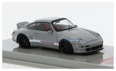 Modelauto 1:64 | Tarmac Works T64R-TL054-GY | Gunther Werks Porsche 911 (993) Grey