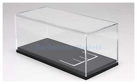 Vitrine 1:43 | BBR Models VET04 | Vitrine L16.5 x B7.5 x H7 Zwart