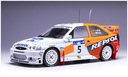 Modelauto 1:18 | IXO-Models 18RMC172A | Ford Escort WRC Repsol WRT 1997 #5 - C.Sainz - L.Moya