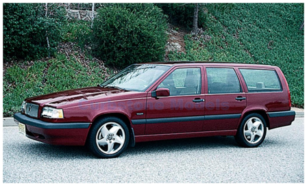 Modelauto 1:43 | Minichamps 940171510 | Volvo 850 Break Rood metallic 1994