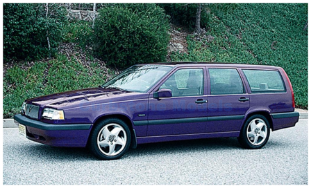 Modelauto 1:43 | Minichamps 940171511 | Volvo 850 Break Blauw metallic 1994