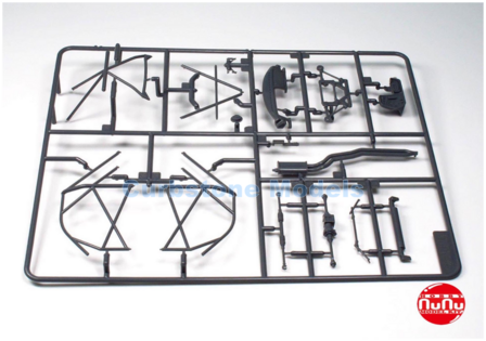 Bouwpakket 1:24 | NuNu Model Kit PN24009 | Peugeot Sport 306 Maxi 1996 #1 - F.Delecour - H.Sauvage