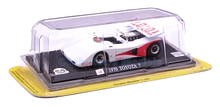 Modelauto 1:43 | Del Prado 23RAC001 | Toyota 7 Wit / Rood 1970